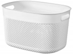 Hoiukorv, pesule /esemete hoidmiseks/m&auml;nguasjade jaoks Curver Filo, 18 l, valge v., 38 x 22 x 28 cm