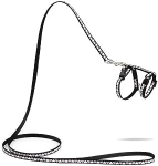 Kassi rakmed koos rihmaga Beeztees 730347, 120 cm x 10 mm, must v.