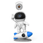 Projektor - beebi uneabi Elight J7 Rocket Astronout Realistic Space Galactic, valge v.