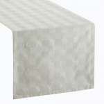 Piklik laudlina ristk&uuml;likukujuline Flash 3, kreemjasvalge, 40 x 140 cm