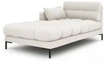 Diivan Micadoni Home Mamaia Chaise Longue, beež v., vasak, 185 x 105 cm x 75 cm