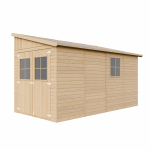 Aiakuur, p&otilde;randaga Timbela M340A+M340G, 416 cm x 218 cm x 250 cm, pruunikas v.