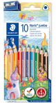 V&auml;rvipliiatsid Staedtler Noris Jumbo, 10 tk