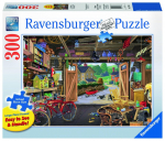 Pusle Ravensburger Grandpas Garage 13578, 27 cm x 39 cm, 300 tk, mitmev&auml;rviline