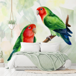 Fototapeet Artgeist Lovebirds, 70 cm x 100 cm