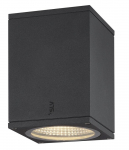 &Otilde;ue laevalgusti SLV Enola Square S, 9W, LED, IP65, antratsiit, 8.6 cm x 12.5 cm