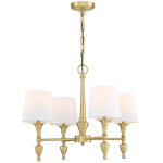 Valgusti rippuv Cosmo Light Austin P04159BR-WH, E27, 4 x 40 W, messing v.