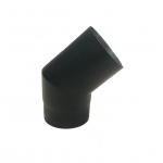 &Uuml;hendustoru nurk Wadex, must v., 115 mm, 45 &deg;