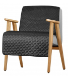 Tugitooli kate Dimon 459537, must, 70 cm x 160 cm