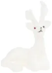 J&otilde;uludekoratsioon, "Hirv" TG56926-1, 14 cm, valge v.