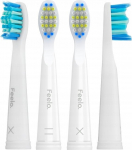 Elektrilise hambaharja otsik Feelo Easy Brush, valge v., 4 tk