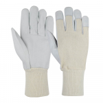 Kindad nahast Haushalt 3270, hele pruun, L