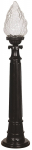 Vabalt seisev v&auml;lisvalgusti Opviq BSU-68191-BSY-M1-K, 60W, E27, IP65, must v., 15 cm x 90 cm