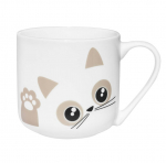 Tass Ambition Kitty, pruun/valge, 0.44 l