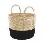 Korv Ambition Boho, puuvill/merihein, 30 cm x 30 cm