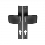 Ukse k&auml;epideme komplekt, v&auml;listingimustes Kuchinox Magnat KGR_M65S, must v.