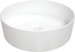 Vannitoa kraanikauss Deante Round, keraamiline, 40 cm x 40 cm x 9.7 cm, valge v.