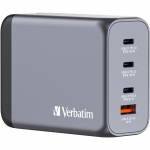 Reisilaadija Verbatim GNC-200, USB Type A/3 x USB-C, 8.4 cm, hall v., 200 W