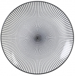 Taldrik magustoidu Homla Navia, &Oslash; 19 cm, valge/must