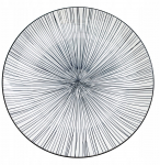 Taldrik prae Hendi Wild, &Oslash; 30 cm, valge v./must v.