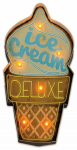 Dekoratsioon Forever Light Ice Cream LED-valgustusega, 47.5 cm, mitmev&auml;rviline