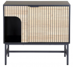 Kummut Mago K3, pruun v./must v., 75 cm x 80 cm x 40 cm