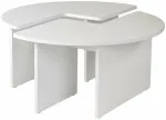 Kohvilaud Nordure Moira, valge v., 90 cm x 90 cm x 41 cm