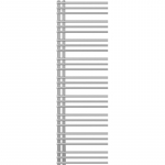 Kombineeritud r&auml;tikukuivati Mexen Neptun, kroom, 50 cm x 160 cm, 523 W