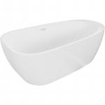 Vann, teisaldatav Mexen Giada, 170 cm x 90 cm x 56 cm, as&uuml;mmeetriline, valge