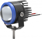 Autopirn, LED, sinine/must, 12 V