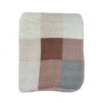 Pleed Domoletti Cloudy, roosa v./hall v., 150 cm x 200 cm