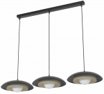 Valgusti rippuv Emibig Skin 3, G9, 3 x 8 W, must v./beež v.