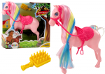 M&auml;ngukujuke, koos tarvikutega, hobuste koppel Lean Toys Horses Family, 20 cm, roosa