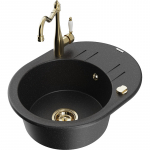 K&ouml;&ouml;givalamu Mexen Kevin, grafiit, 58.6 cm x 45.8 cm x 19 cm, kuldne v./h&otilde;be v./must v.