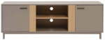 TV-laud Home4you Cleo, hall pruun v., 150 cm x 40 cm x 53 cm