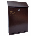 Postkast C4 625, pruun v., 6.5 cm x 24.5 cm x 38.5 cm