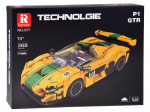 Konstruktor, auto Technologie P1 GTR, 368 tk, kollane v./roheline v.