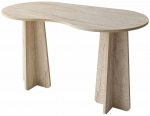Kirjutuslaud Kalune Design Infini, 60 cm x 120 cm, 75 cm, travertine v.