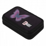 Pinal, koos tarvikutega St. Right Pastel Butterfly, 19 cm x 13 cm, must v./violetne v.