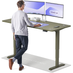 Arvutilaud reguleeritava k&otilde;rgusega Desktronic HomePro 40 853, 180 cm x 80 cm, 126 cm, roheline v.