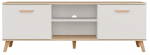 TV-kapp Olympo, valge v./artisan oak v., 40 cm x 150 cm x 52 cm