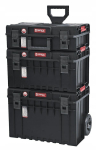 T&ouml;&ouml;riistakast ratastel Patrol Group QBrick System, 58.5 cm x 43.8 cm x 91.6 cm, must v.