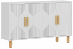 Konsoollaud Kalune Design Roger, valge v./puidu v., 29.6 cm x 120 cm x 73.6 cm