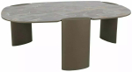 Kohvilaud Adoro A, hall v./vask v., 118 cm x 75 cm x 43 cm