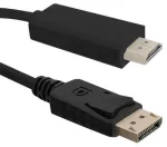 Juhe Qoltec DisplayPort - HDMI HDMI 19 pin male, Display port male, 1 m, must v.