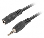 Juhe Lanberg 3.5mm / 3.5mm 3.5 mm male, 3.5 mm male, 3 m, must v.