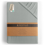 Voodilina Restilo Amber, helehall v., 140 x 200 cm, kummiga