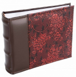 Fotoalbum Victoria Collection B 10x15/100M Flower-2, punane v.