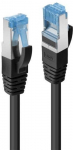 V&otilde;rgukaabel Lindy CAT6A RJ-45, RJ-45, 1 m, must