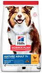 Kuiv koeratoit Hill's Science Plan Canine Mature Adult 7+ Medium, kanaliha, 18 kg